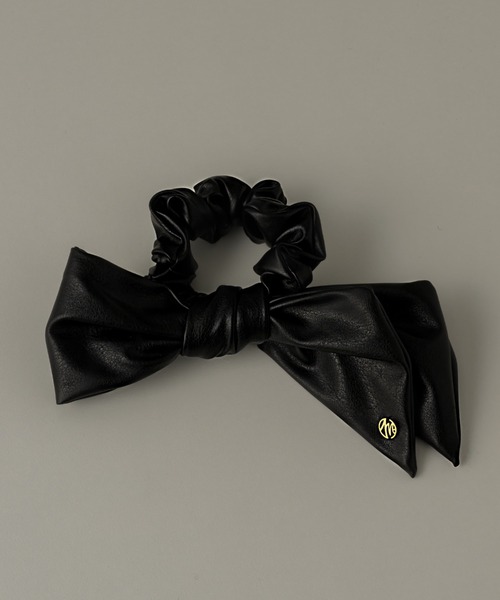 muku シュシュ LOOP CHOUCHOU/FAKE LEATHER : ZOZOTOWN Yahoo!店