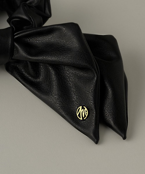 muku シュシュ LOOP CHOUCHOU/FAKE LEATHER : ZOZOTOWN Yahoo!店