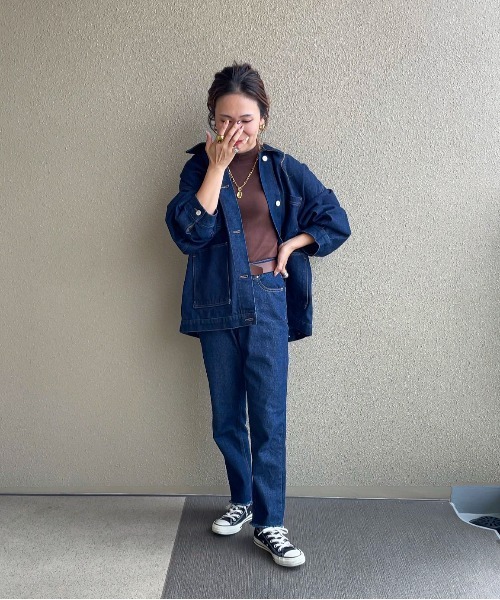 「feepur by saya」 ダメージ加工デニムパンツ SMALL グレー レディース