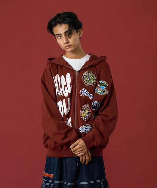パーカー８種！ XLARGE パーカー MULTI LOGO ZIP UP HOODED SWEATSHIRT メンズ