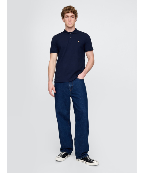 「GAP」 半袖ポロシャツ X-SMALL ネイビー メンズ_画像4