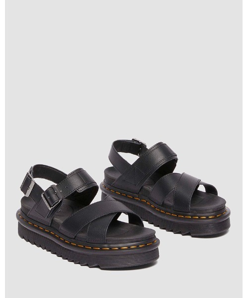 「Dr. Martens」 フラットサンダル UK6 ブラック レディースの画像