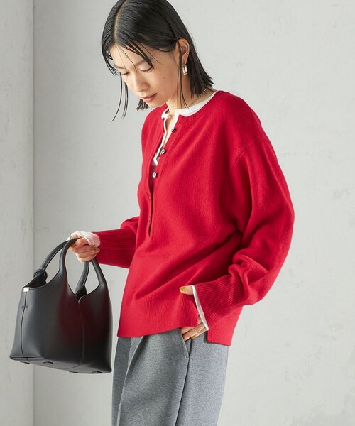 SHIPS（シップス） ニット セーター 「手洗い可能」ウール カシミヤ