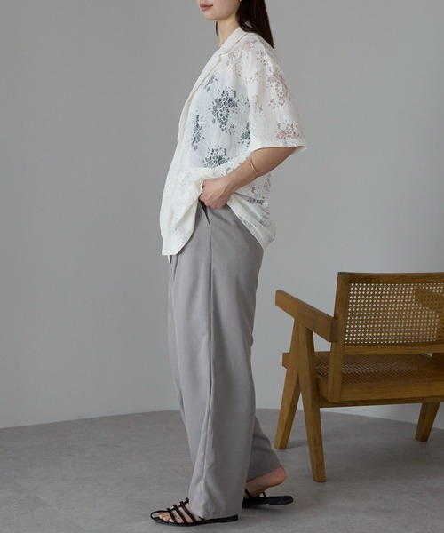 「r.」 テーラードジャケット フリー ブラック レディース_画像7