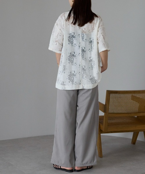 「r.」 テーラードジャケット フリー ブラック レディース_画像8