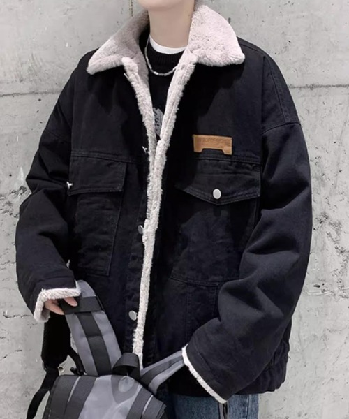 link lot デニムジャケット gジャン 「25年秋冬新作」裏フェイクファー