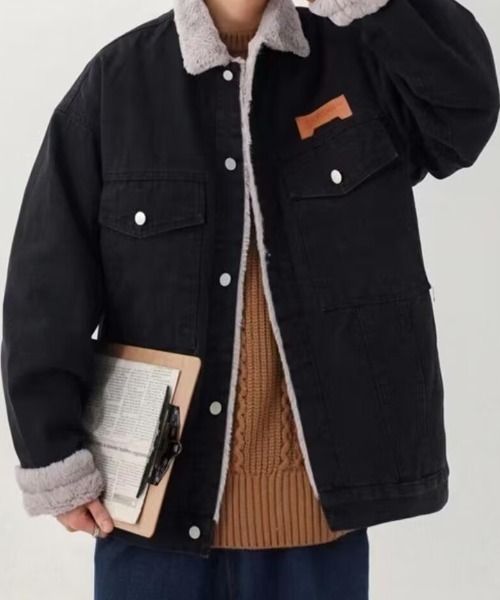 link lot デニムジャケット gジャン 「25年秋冬新作」裏フェイクファー