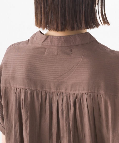 「OMNES」 半袖ブラウス FREE ベージュ レディース_画像3