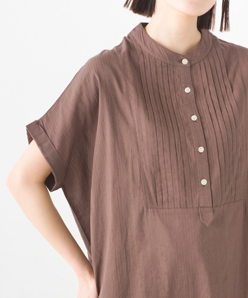 「OMNES」 半袖ブラウス FREE ベージュ レディース_画像5