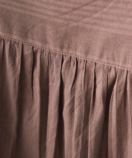 「OMNES」 半袖ブラウス FREE ベージュ レディース_画像6