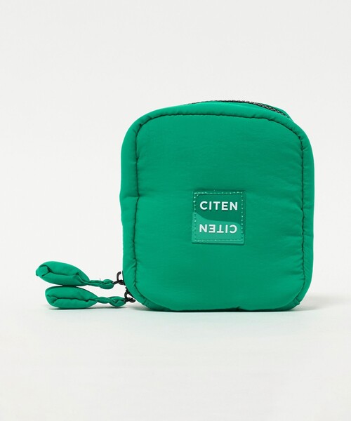 tenon 別注ポーチ CITEN（シテン） ポーチ 「CITEN」クリアロゴワイドジップポーチ