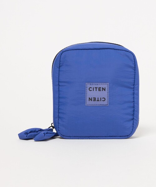 CITEN（シテン） ポーチ 「CITEN」クリアロゴワイドジップポーチ