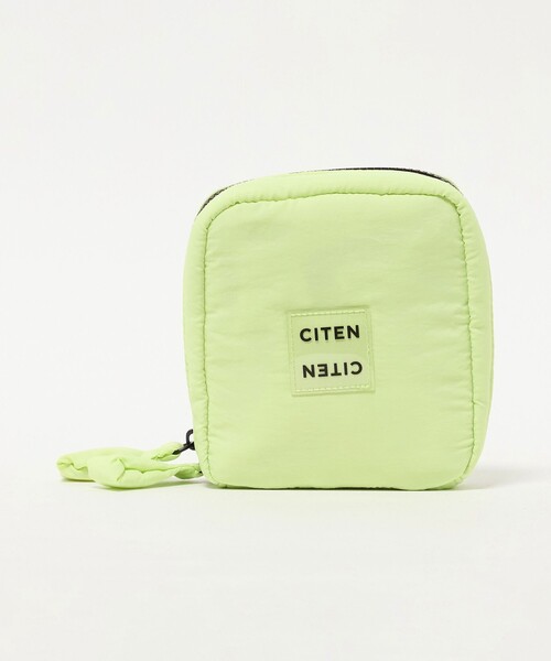 CITEN（シテン） ポーチ 「CITEN」クリアロゴワイドジップポーチ