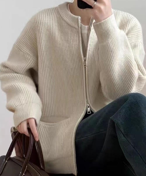 Dream garden（ドリームガーデン） カーディガン Wジップアップ