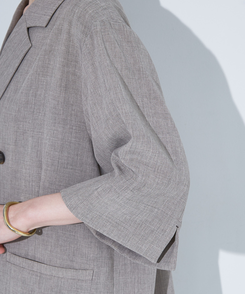 「NOMINE」 テーラードジャケット フリー ブラック レディース_画像8