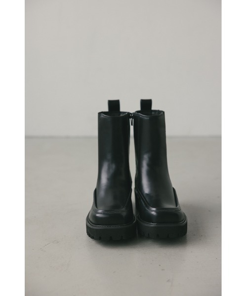 STYLEMIXER（スタイルミキサー） ブーツ スクエアトゥミドルブーツ