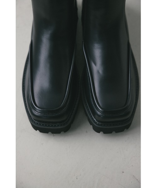 STYLEMIXER（スタイルミキサー） ブーツ スクエアトゥミドルブーツ