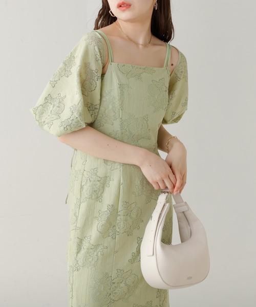 chicoコンビワンピース Chico（チコ） コンビワンピース FREE ホワイト系その他2 レディース