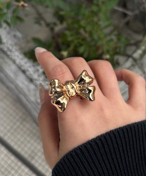 LOVE BY e.m.（ラブバイイーエム） 指輪 リング ビックリボンリング