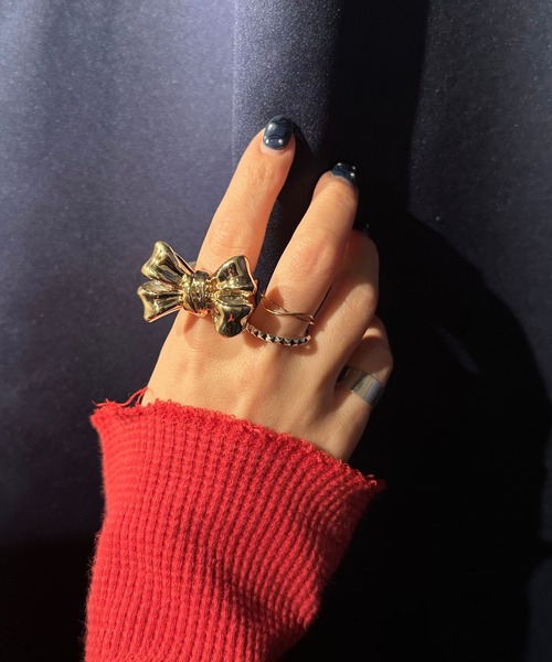 LOVE BY e.m.（ラブバイイーエム） 指輪 リング ビックリボンリング