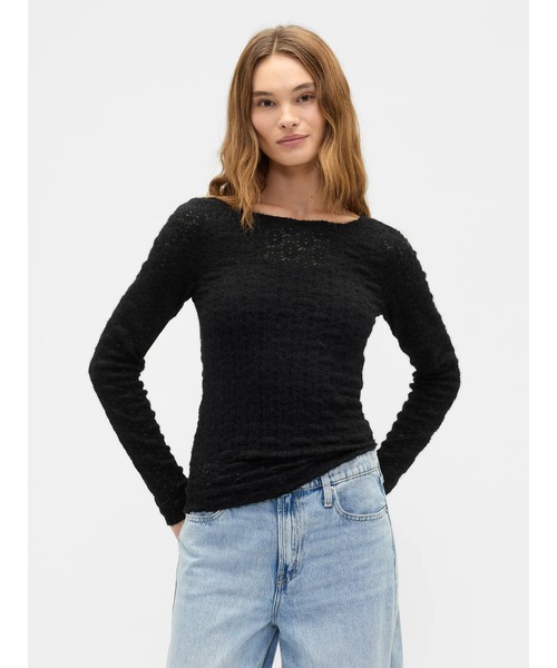 GAP（ギャップ） tシャツ ボートネック トップス レディース