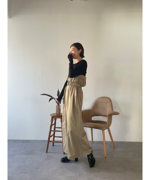 「HANNE」 長袖ニット FREE ベージュ レディース_画像5