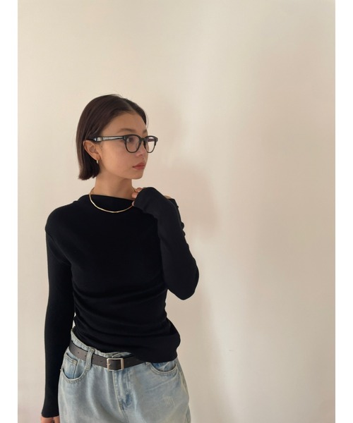 「HANNE」 長袖ニット FREE ベージュ レディース_画像6