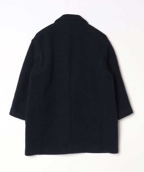 「DANTON」 チェスターコート 36 ネイビー レディース_画像2