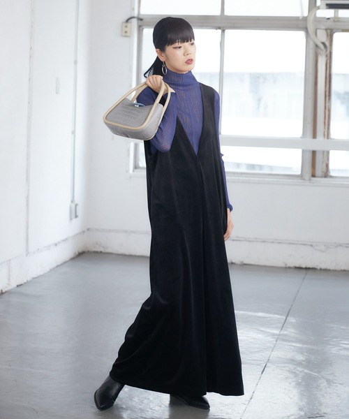 「CLOCHE」 オールインワン FREE グレー レディース_画像5