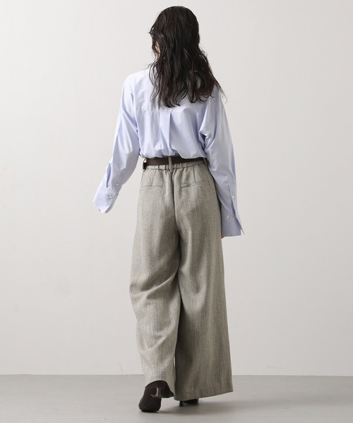 Gready Brilliant（グレディブリリアン） パンツ ヘリンボーンタック