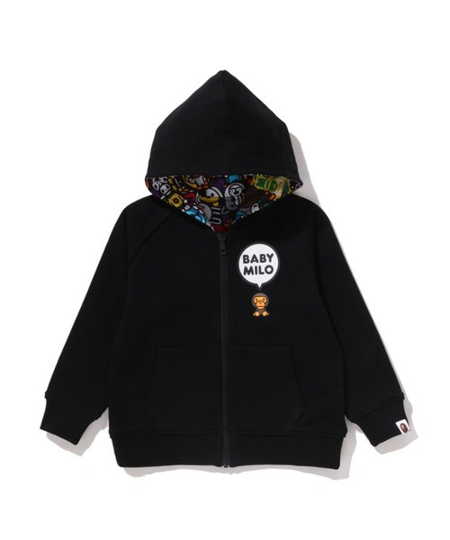 A BATHING APE（アベイシングエイプ） パーカー BABY MILO PATTERN