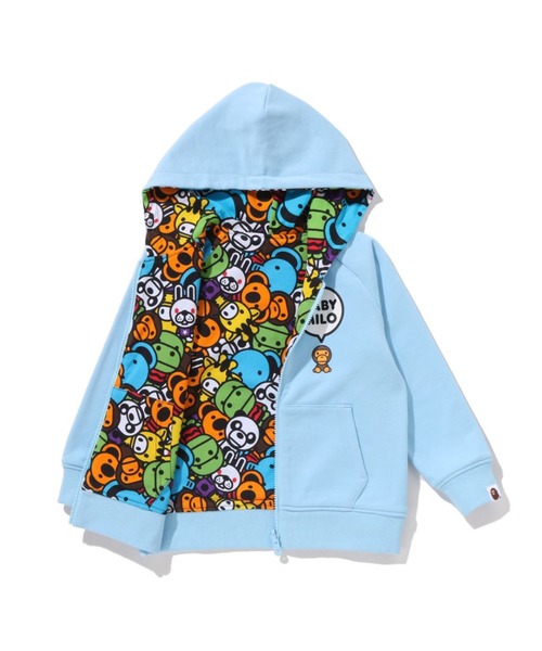 A BATHING APE（アベイシングエイプ） パーカー BABY MILO PATTERN