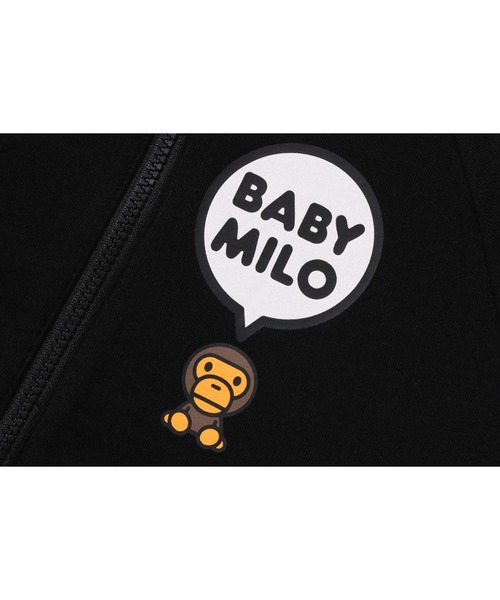 A BATHING APE（アベイシングエイプ） パーカー BABY MILO PATTERN