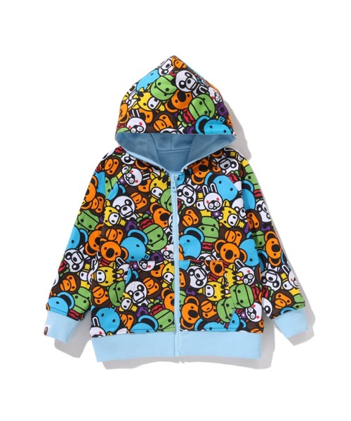 A BATHING APE（アベイシングエイプ） パーカー BABY MILO PATTERN