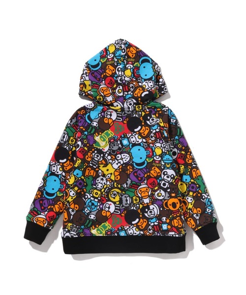 A BATHING APE（アベイシングエイプ） パーカー BABY MILO PATTERN