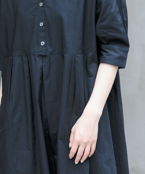 「FORK&SPOON」 7分袖ワンピース 2 ブルー レディース_画像6