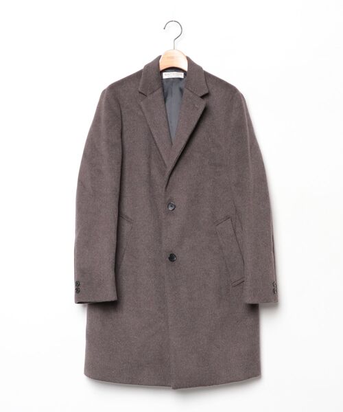 【美品】beauty&youth チェスターコート　グレー　ユナイテッドアローズ BEAUTY＆YOUTH UNITED ARROWS チェスターコート M グレー メンズ