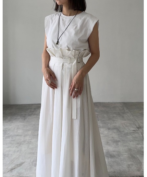 leimn ロングスカート FREE アイボリー レディース : ZOZOTOWN Yahoo