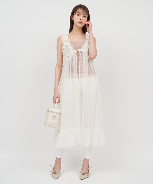 「ROYAL PARTY」 ベスト FREE ブラック レディース_画像4