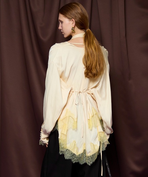 MAISONSPECIAL　ブラウス MAISON SPECIAL（メゾンスペシャル） ブラウス シャツ Lace combo