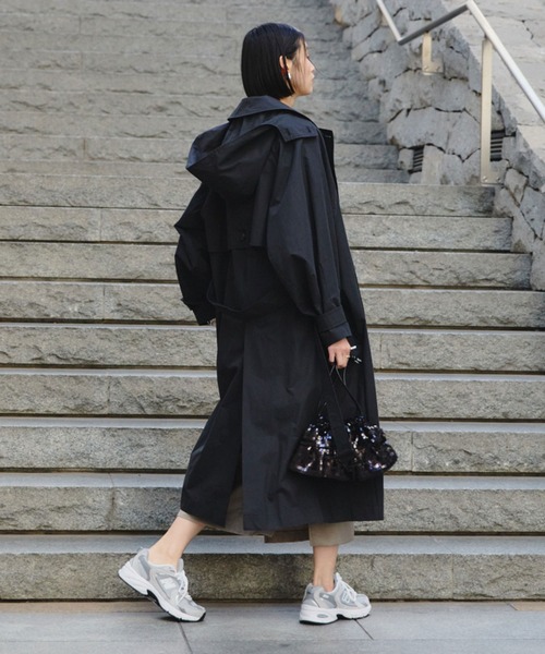 「DOUX ARCHIVES」 トレンチコート FREE キャメル レディース_画像9