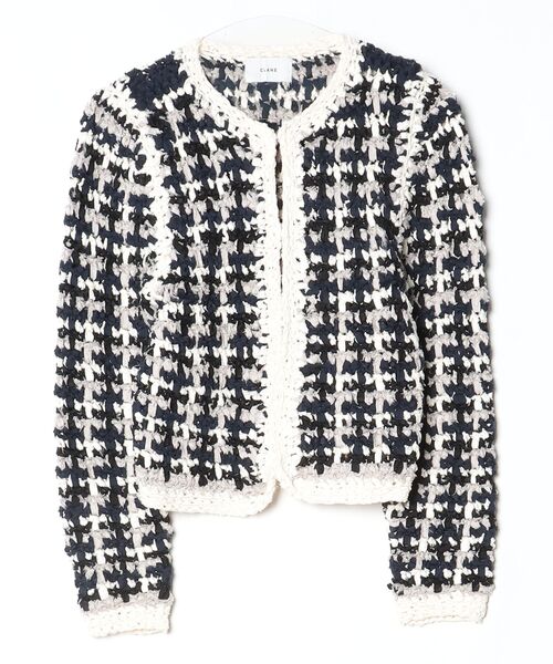 CLANE（クラネ） ノーカラージャケット 1 ホワイト レディース