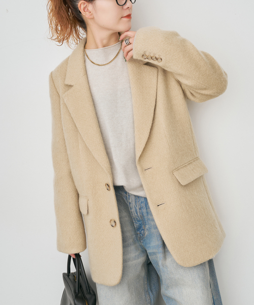 Spick＆Span（スピック アンド スパン） コート アウター モヘヤ