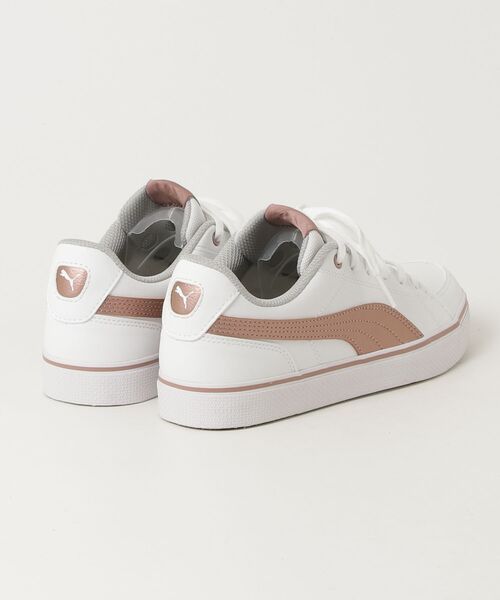 「PUMA」 ローカットスニーカー 24cm ホワイト レディース_画像2