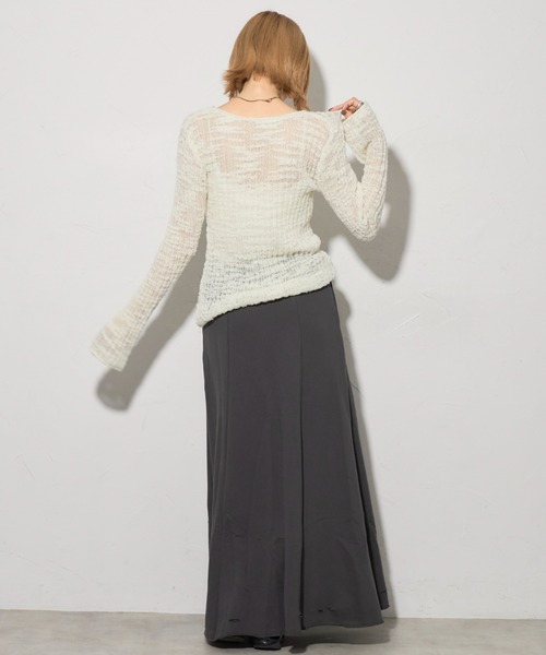 「leimn」 長袖ニット M ブラック レディース_画像5