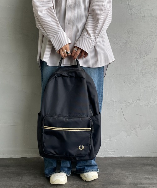 フレッドペリー　fredperry リュック　ディパック　バックパック　ネイビー FRED PERRY（フレッドペリー） デイバック リュック 「WEB限定」「FRED