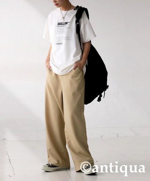 「antiqua」 パンツ P ベージュ レディース_画像4