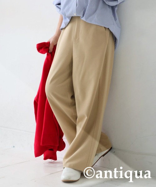 「antiqua」 パンツ P ベージュ レディース_画像6