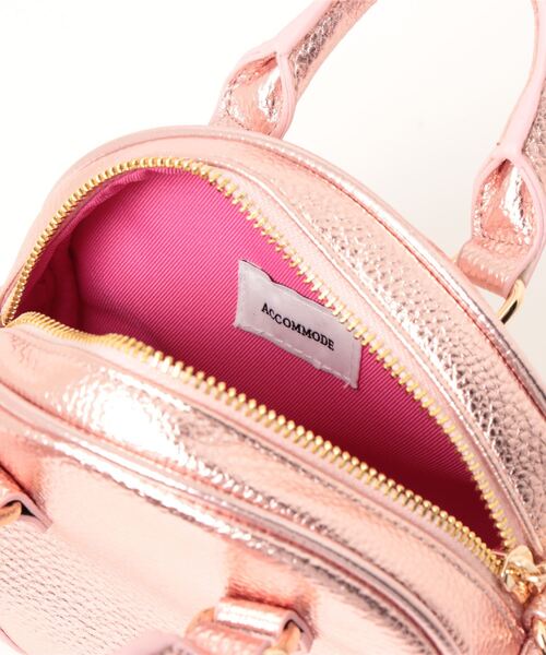 「ACCOMMODE」 2WAYバッグ FREE シルバー レディース_画像7