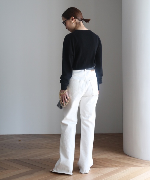 「Deuxieme Classe」 長袖ニット FREE ベージュ レディース_画像6